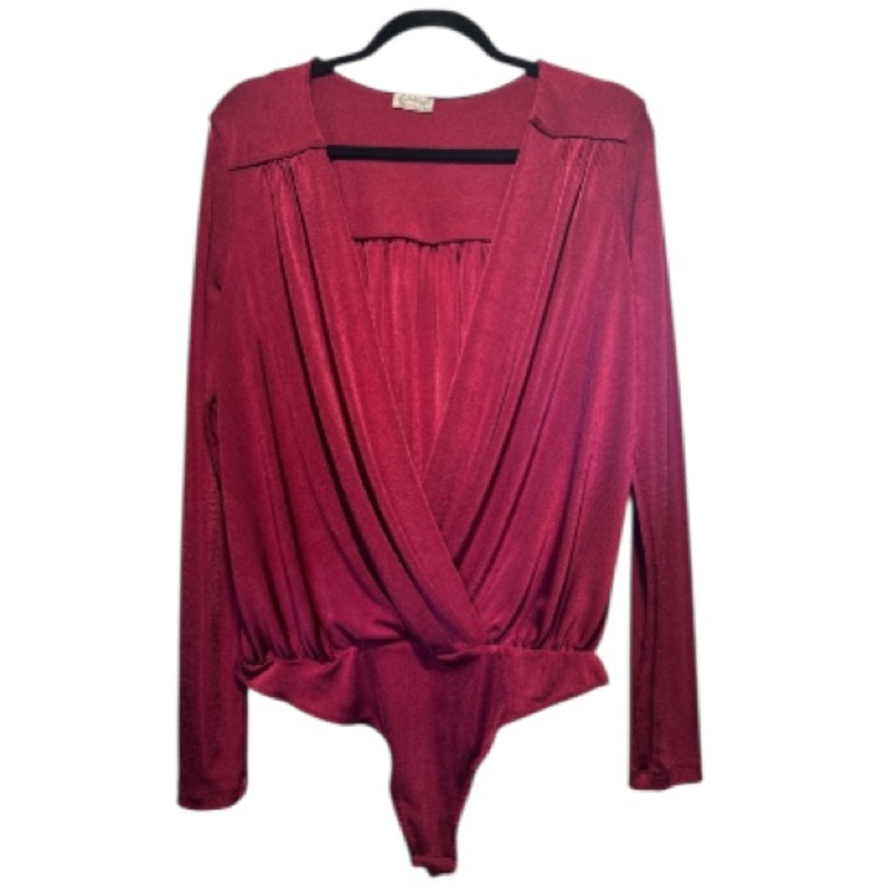 FREE PEOPLE Intimately Criss Cross Sexy Thong Bodysuit XL